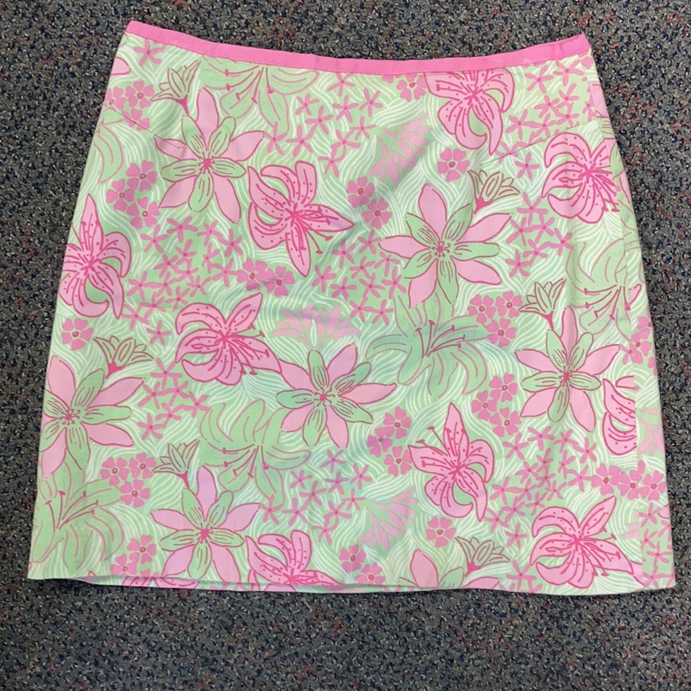 Lilly Pulitzer floral skirt